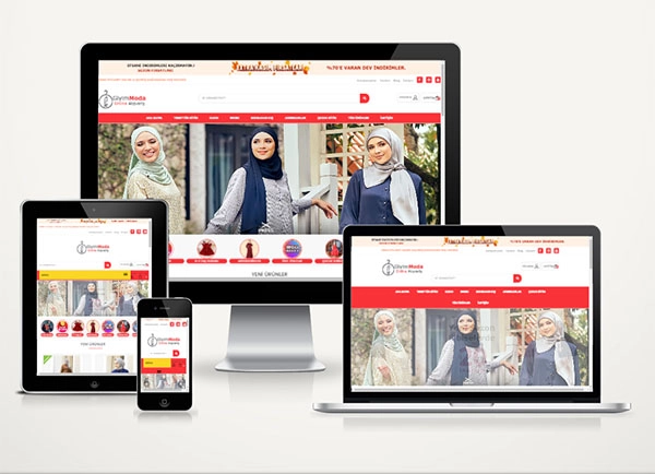 E-Ticaret Giyim Moda Web Paketi